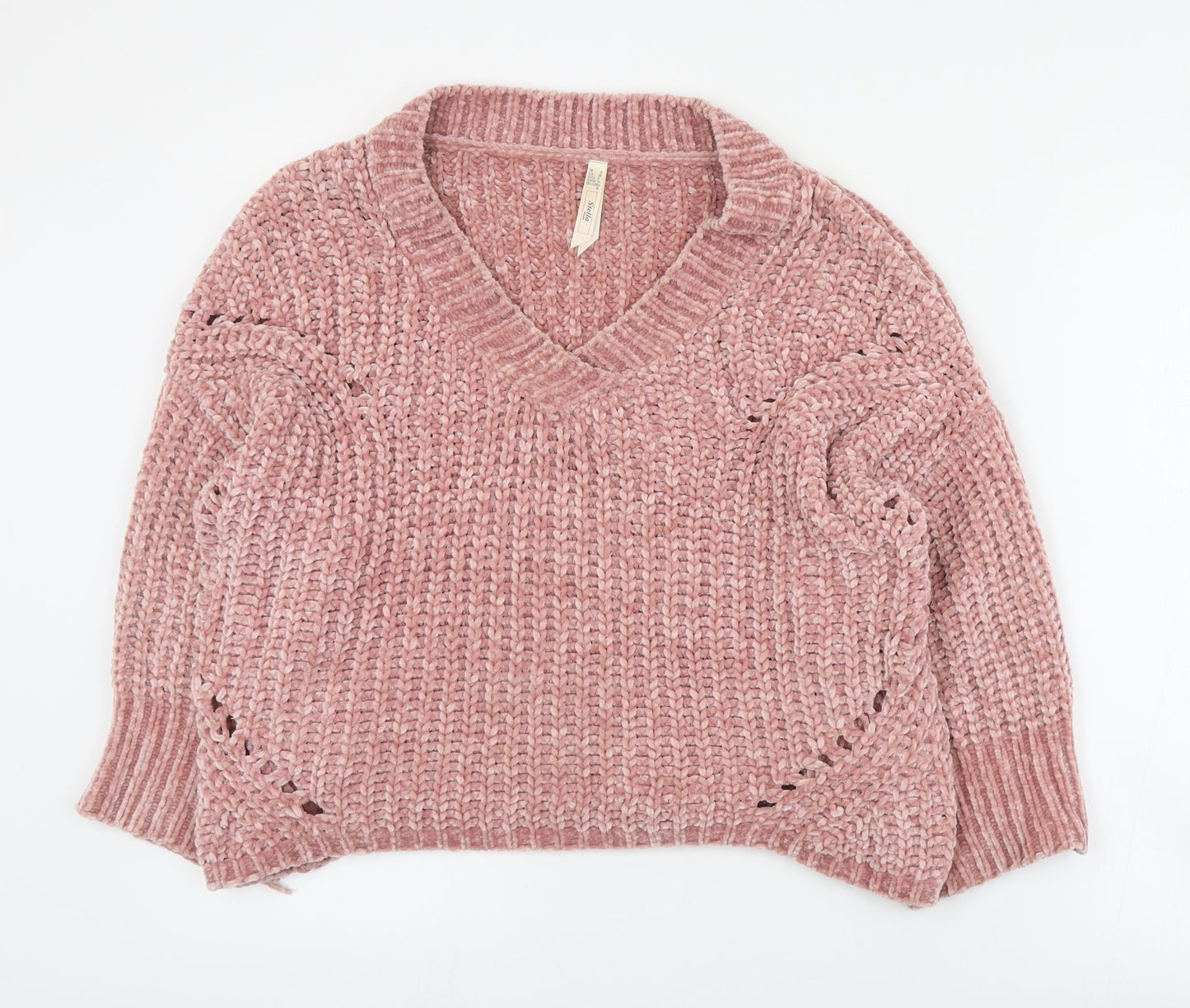 Womens UK Size 10 Stella Pink Pullover Jumper