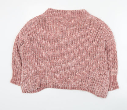 Womens UK Size 10 Stella Pink Pullover Jumper