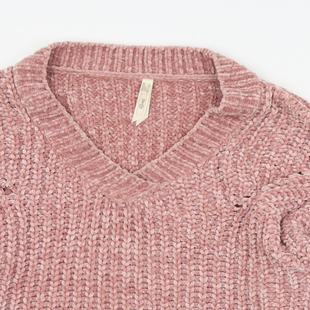Womens UK Size 10 Stella Pink Pullover Jumper