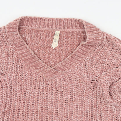 Womens UK Size 10 Stella Pink Pullover Jumper