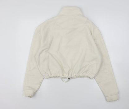 Brave Soul Womens Ivory  Polyester Pullover Sweatshirt Size M