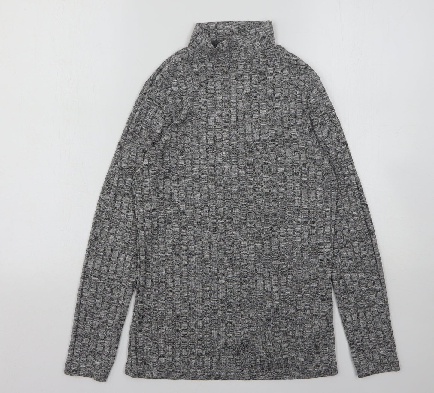 Womens UK Size 10 Peacocks Grey Pullover Jumper
