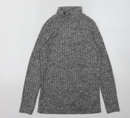 Womens UK Size 10 Peacocks Grey Pullover Jumper