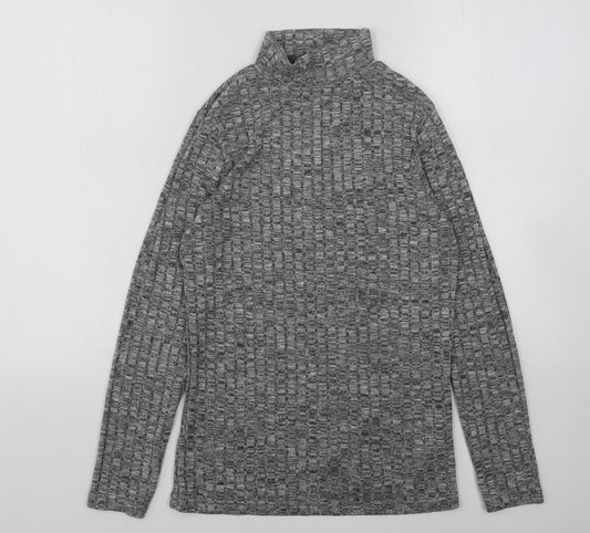 Womens UK Size 10 Peacocks Grey Pullover Jumper