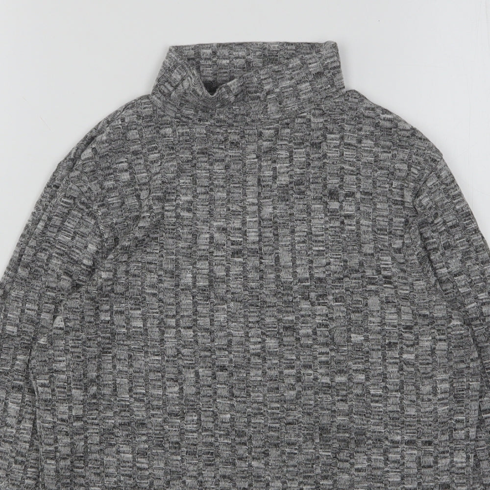 Womens UK Size 10 Peacocks Grey Pullover Jumper