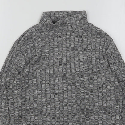 Womens UK Size 10 Peacocks Grey Pullover Jumper