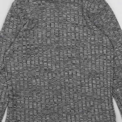 Womens UK Size 10 Peacocks Grey Pullover Jumper