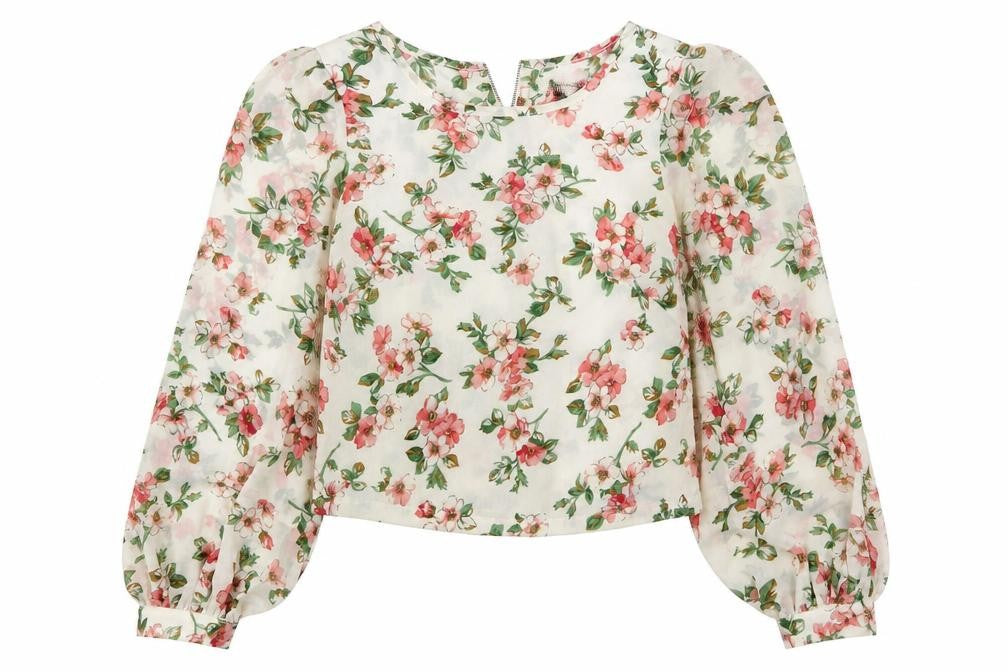 Womens UK Size M Apricot Beige Basic Blouse