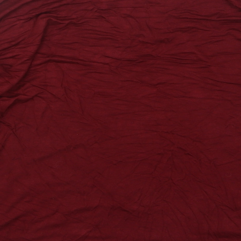 Womens UK Size 12 New Look Red Basic T-Shirt