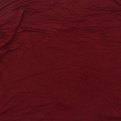 Womens UK Size 12 New Look Red Basic T-Shirt