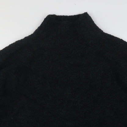 LOFT Womens Green High Neck  Acrylic Pullover Jumper Size S