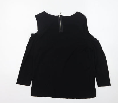 Womens UK Size M Wallis Black Pullover Jumper
