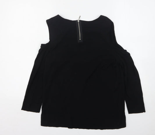 Womens UK Size M Wallis Black Pullover Jumper