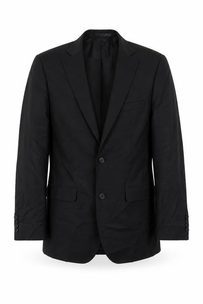 Cedarwood State Mens Black Polyester Jacket Suit Jacket Size 36