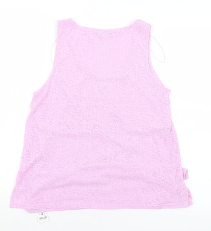 Womens UK Size S Dunnes Stores Purple Basic Tank