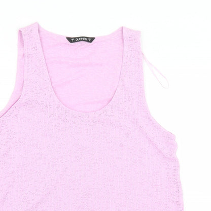 Womens UK Size S Dunnes Stores Purple Basic Tank
