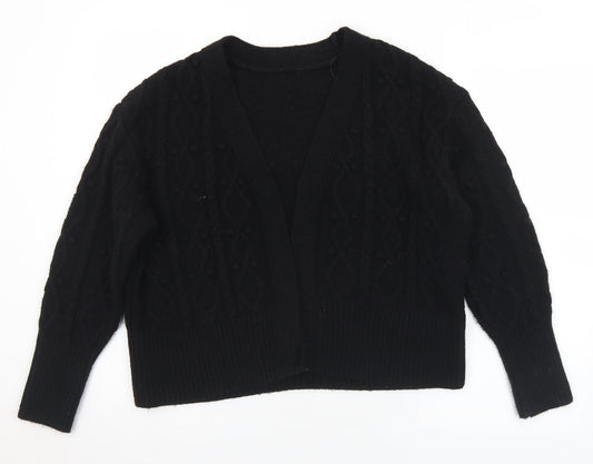 Womens UK Size XS River Island Black Cardigan Jumper