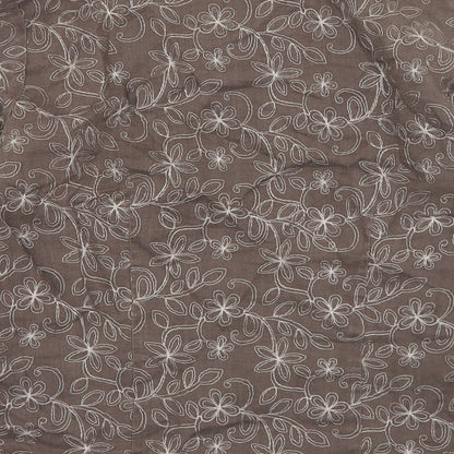 Anne Carson Womens Brown Floral  Jacket  Size S  Button