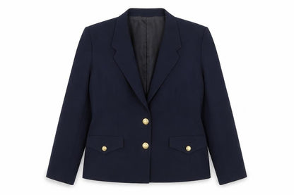 Separa Womens Black  Polyester Jacket Blazer Size 14