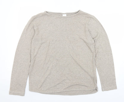 Womens UK Size S H&M Beige Pullover Jumper