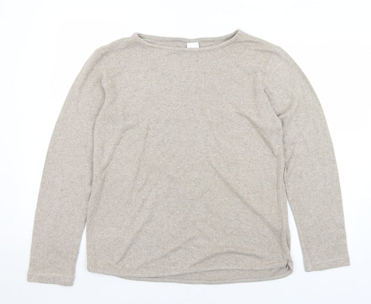 Womens UK Size S H&M Beige Pullover Jumper