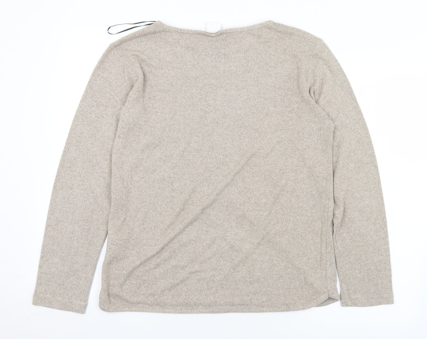 Womens UK Size S H&M Beige Pullover Jumper