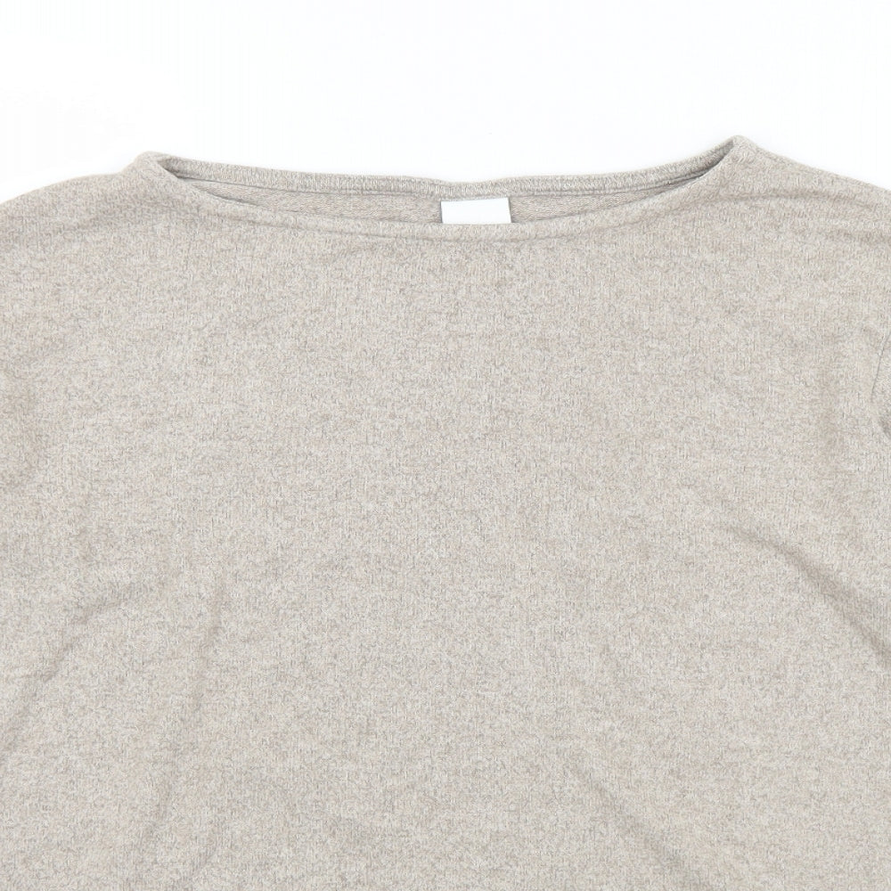 Womens UK Size S H&M Beige Pullover Jumper