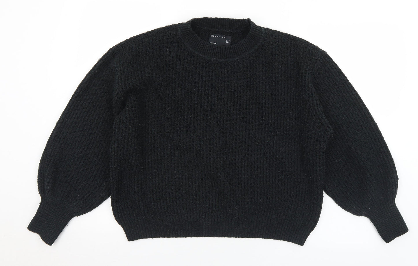 Womens UK Size 10 ASOS Black Pullover Jumper