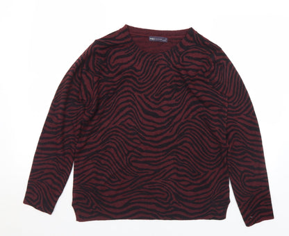 Womens UK Size 14 Marks and Spencer Purple Pullover Jumper