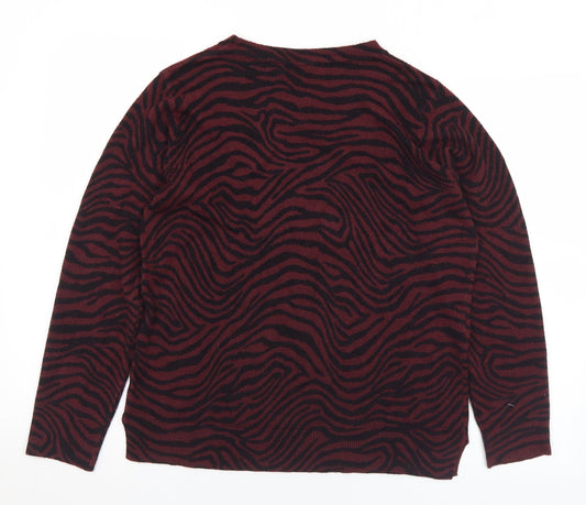 Womens UK Size 14 Marks and Spencer Purple Pullover Jumper