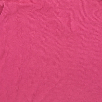 Andre De Brett Womens Pink Collared  Acrylic Pullover Jumper Size 20   - 20/22