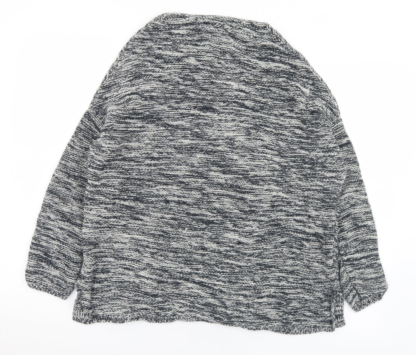 Primark Womens Grey Boat Neck  Acrylic Pullover Jumper Size 10