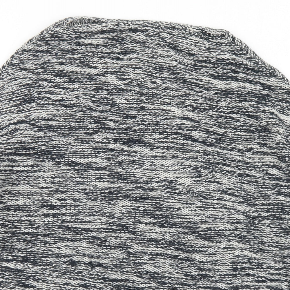 Primark Womens Grey Boat Neck  Acrylic Pullover Jumper Size 10