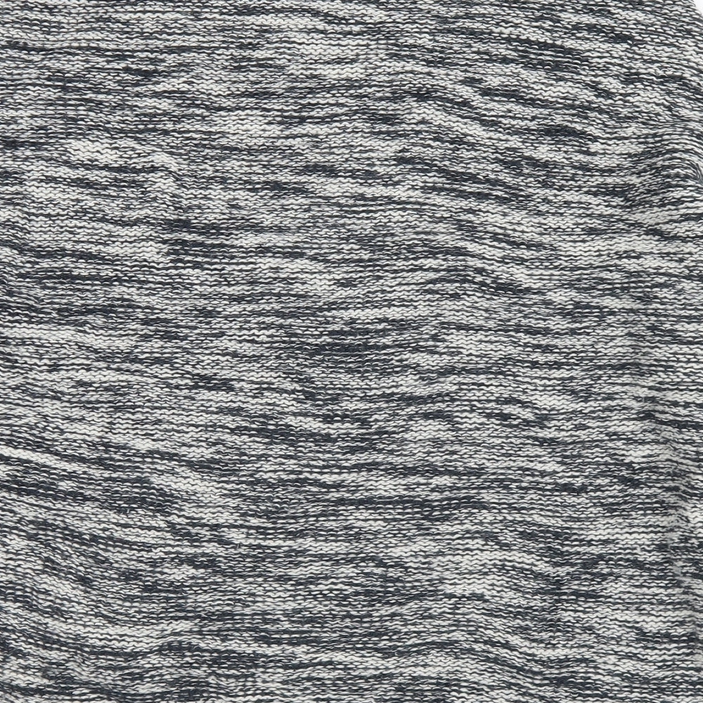 Primark Womens Grey Boat Neck  Acrylic Pullover Jumper Size 10