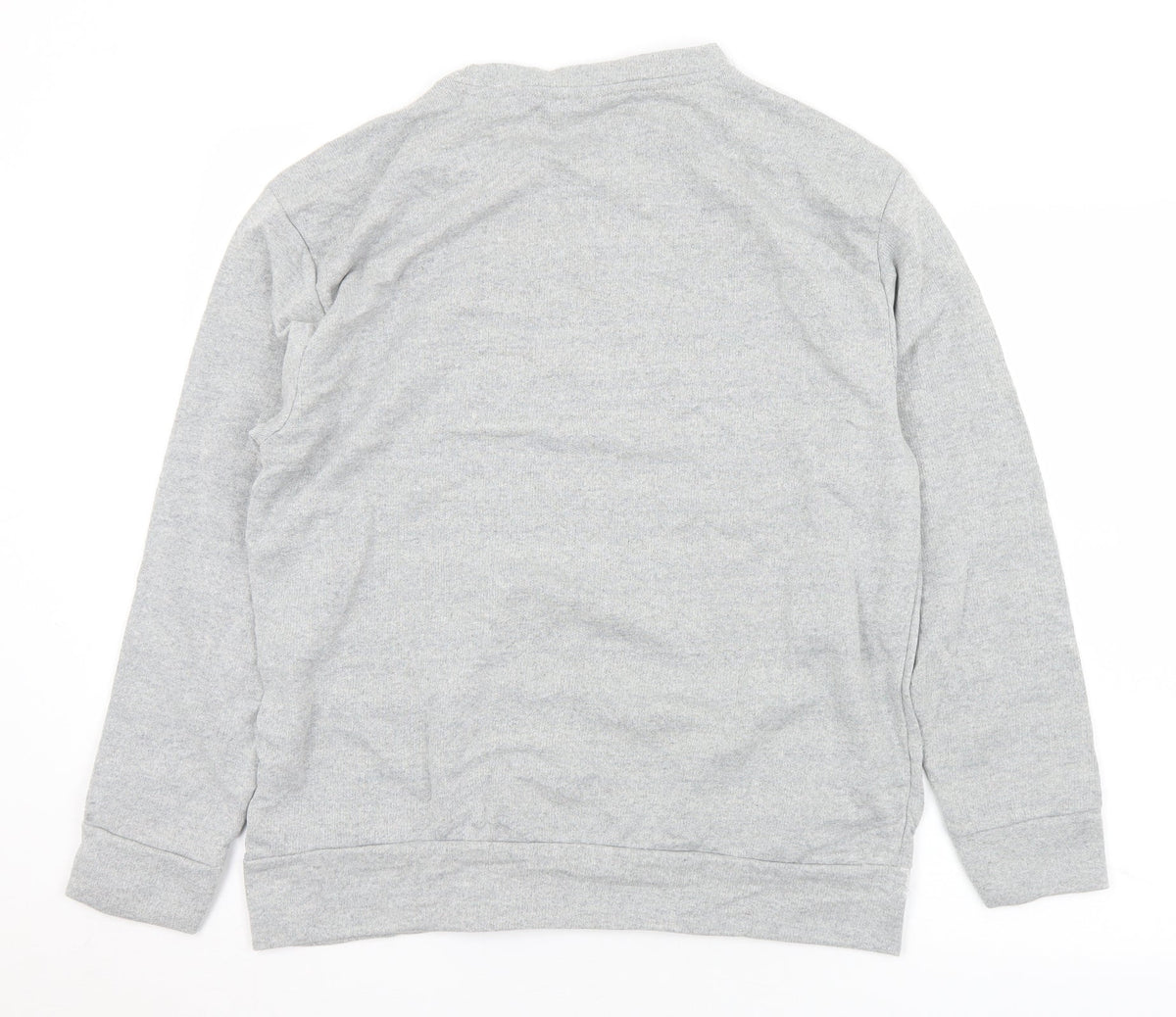 WA Womens Grey  Cotton Pullover Sweatshirt Size L
