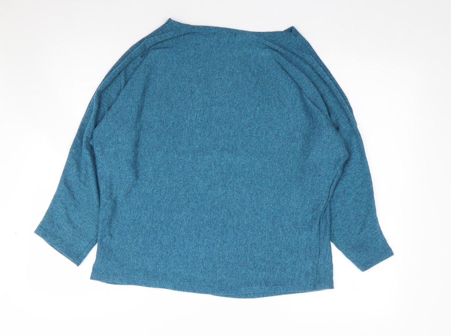 Womens UK Size S Made in Italy Blue Pullover Jumper