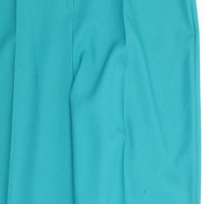 Originals by Slimma Womens Green  Polyester Trousers  Size 18 L30 in Regular Zip