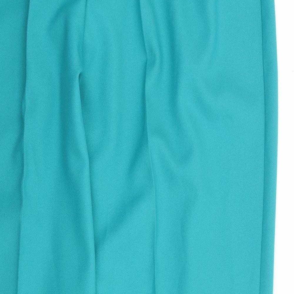 Originals by Slimma Womens Green  Polyester Trousers  Size 18 L30 in Regular Zip