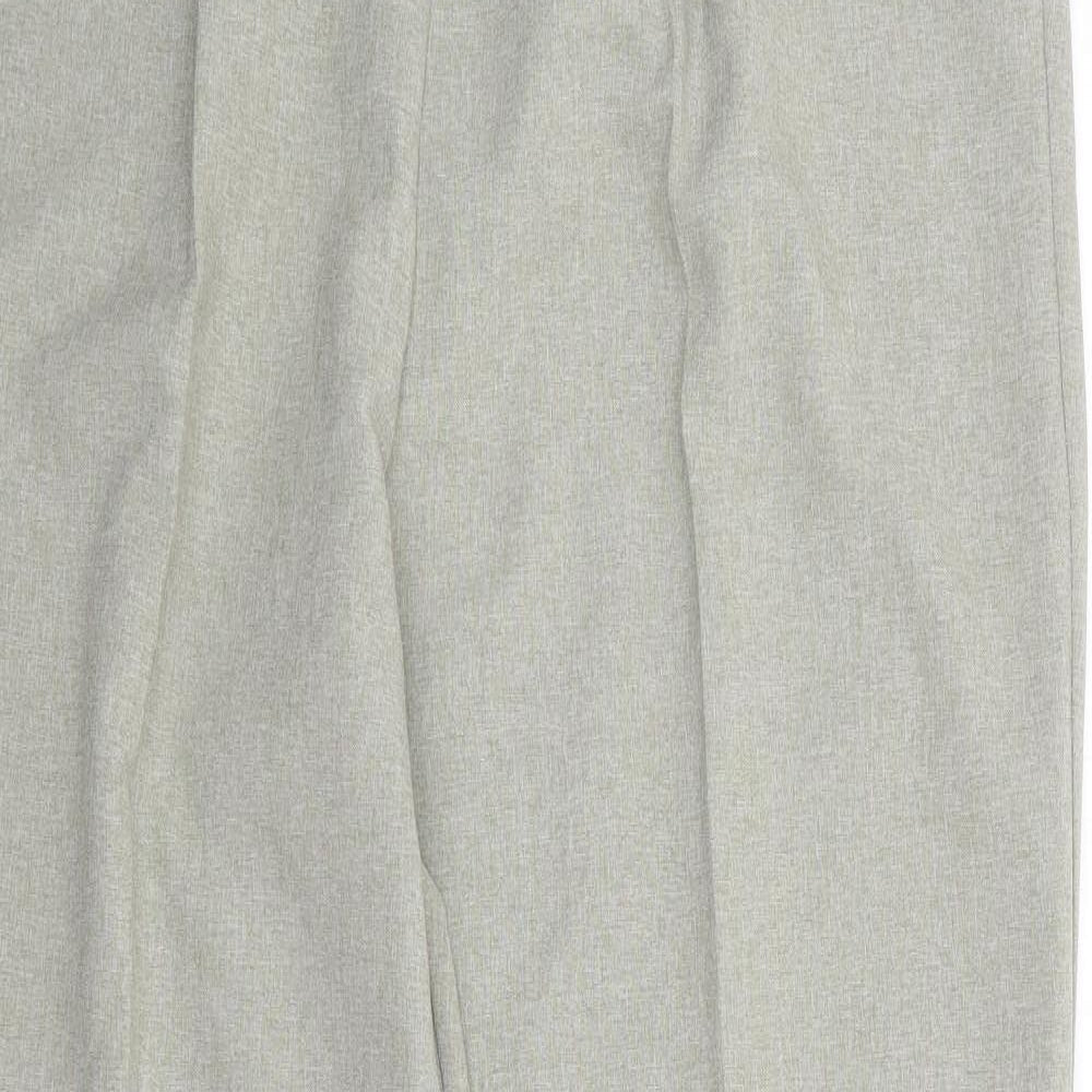 Classic Womens Green  Polyester Trousers  Size 18 L29 in Regular