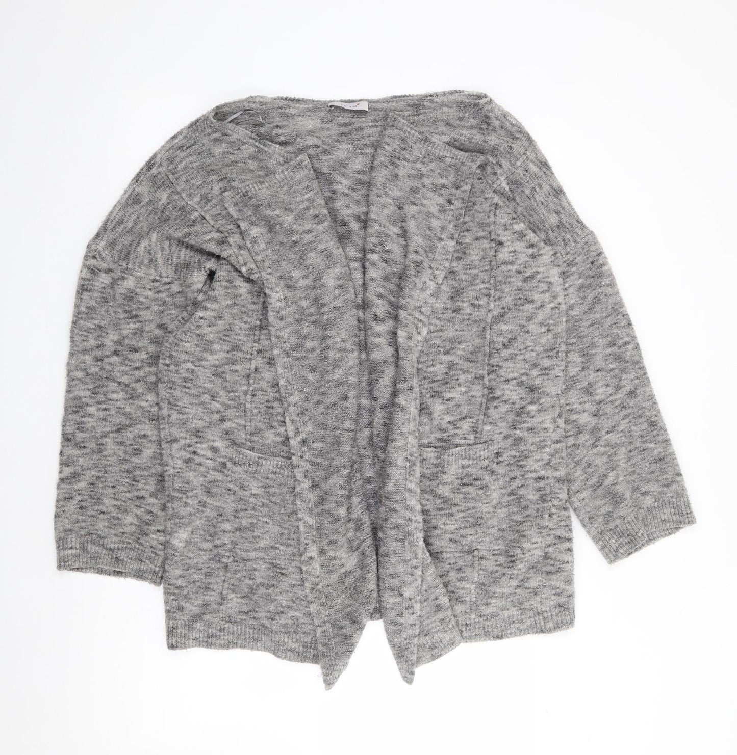Womens UK Size L Marks and Spencer Grey Cardigan Jumper