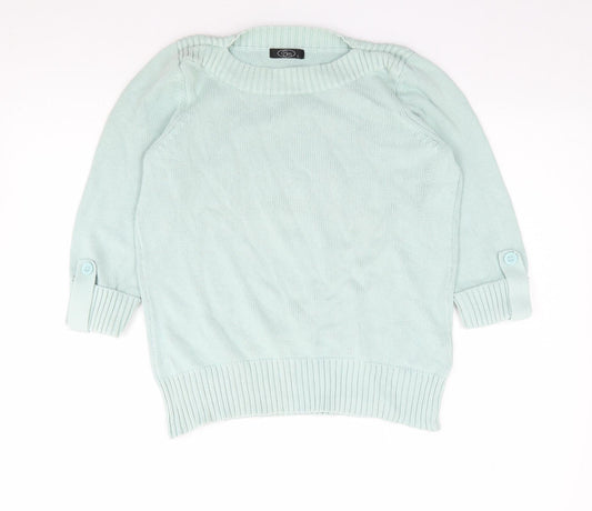 Womens UK Size S Bonmarché Green Pullover Jumper