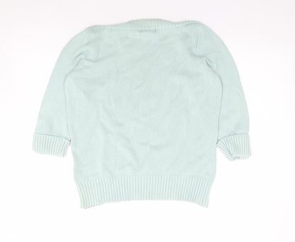 Womens UK Size S Bonmarché Green Pullover Jumper
