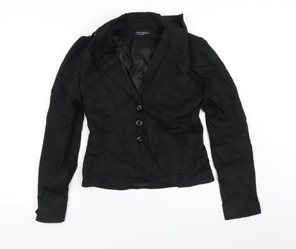 Womens UK Size 10 Dorothy Perkins Black Jacket