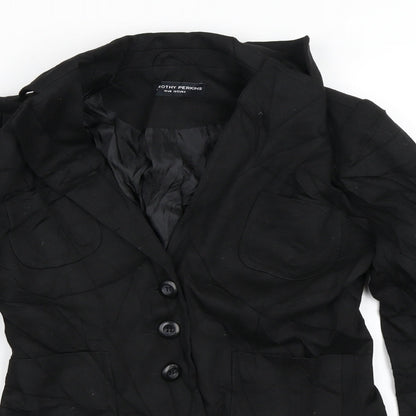 Womens UK Size 10 Dorothy Perkins Black Jacket