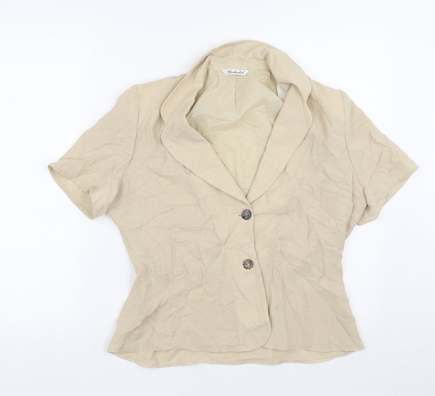 Womens UK Size 14 Berkertex Beige Jacket