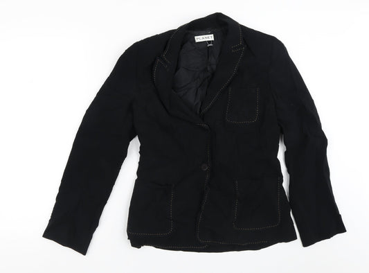 Womens UK Size 10 PLANET Black Jacket