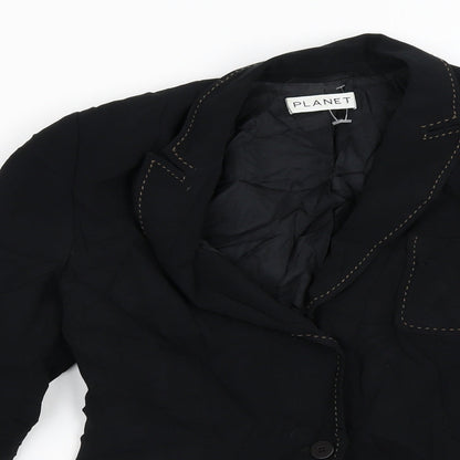 Womens UK Size 10 PLANET Black Jacket