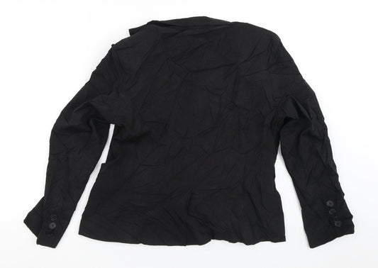 Womens UK Size 12 Preworn Black Jacket
