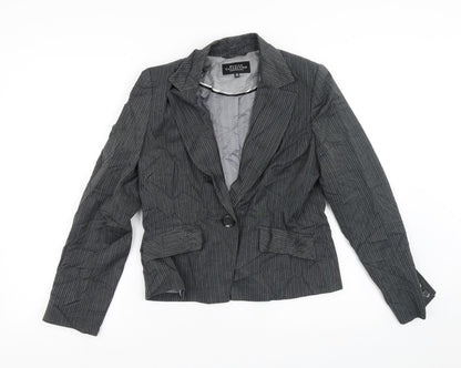 Womens UK Size 10 Debenhams Grey Jacket