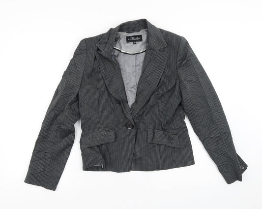 Womens UK Size 10 Debenhams Grey Jacket